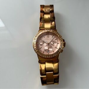 Michael Kors Dylan MK5412 Women’s Rose-Gold Chronograph Watch With Extra Links